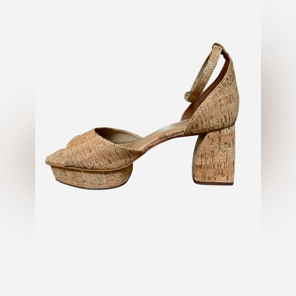 Bernardo Cork Platform Heels - Picture 4 of 10